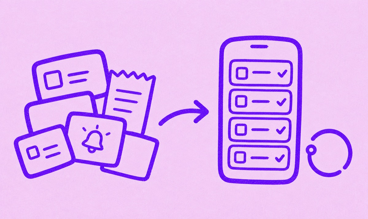 Best app for organizing bills illustration