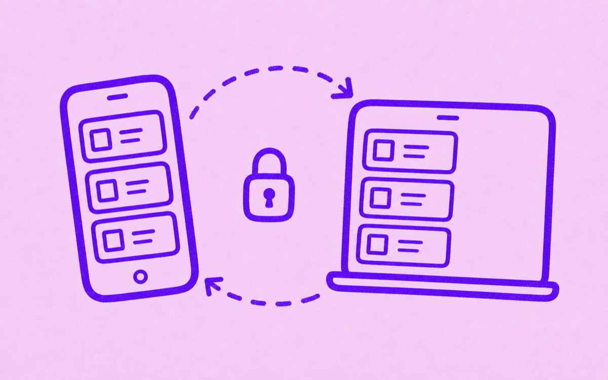 iCloud sync for subscription tracking illustration